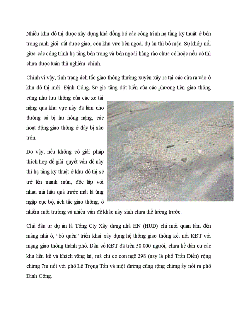 image for page Đánh giá quy hoạch đầu nút giao thông tại 3 khu đô thị mới Định Công Đại Kim Định Công và Đại Kim