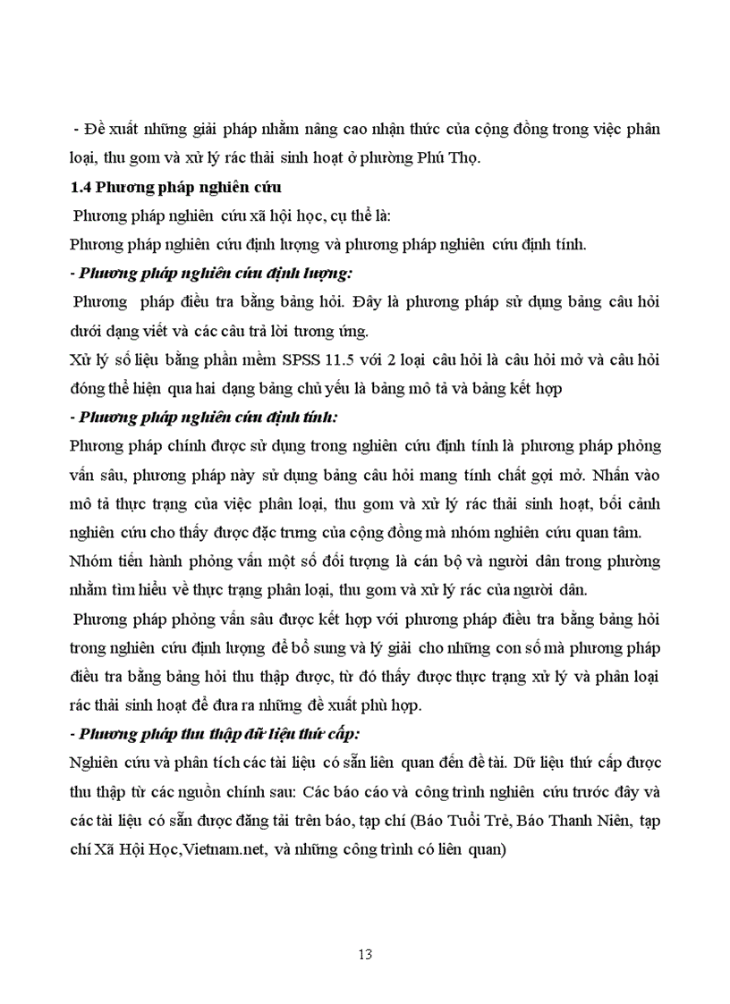 image for page Tìm hiểu về nhận thức thái độ và hành vi của người dân về ô nhiễm môi trường trong việc phân loại thu gom và xử lý rác thải sinh hoạt