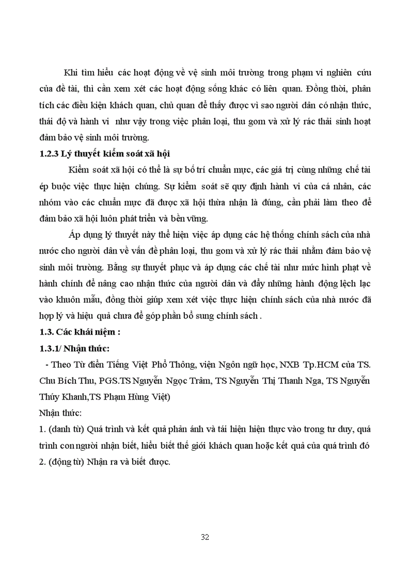 image for page Tìm hiểu về nhận thức thái độ và hành vi của người dân về ô nhiễm môi trường trong việc phân loại thu gom và xử lý rác thải sinh hoạt