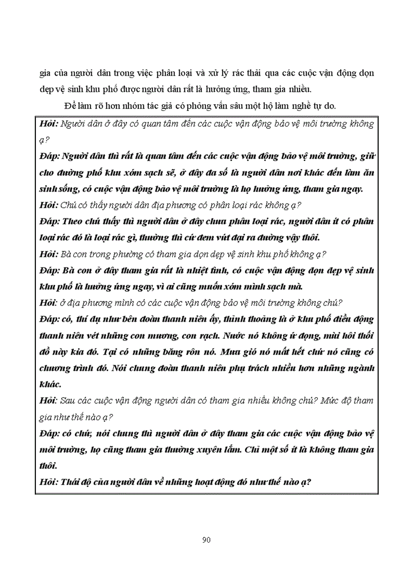 image for page Tìm hiểu về nhận thức thái độ và hành vi của người dân về ô nhiễm môi trường trong việc phân loại thu gom và xử lý rác thải sinh hoạt