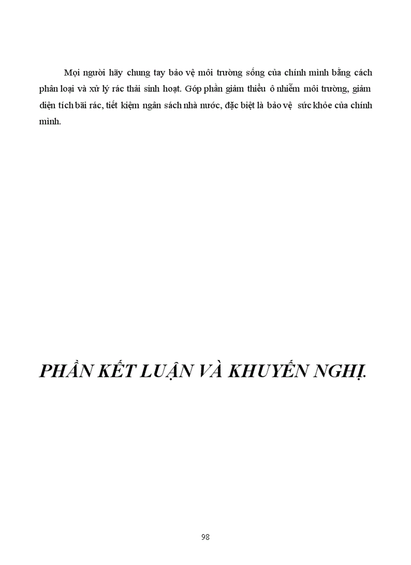 image for page Tìm hiểu về nhận thức thái độ và hành vi của người dân về ô nhiễm môi trường trong việc phân loại thu gom và xử lý rác thải sinh hoạt