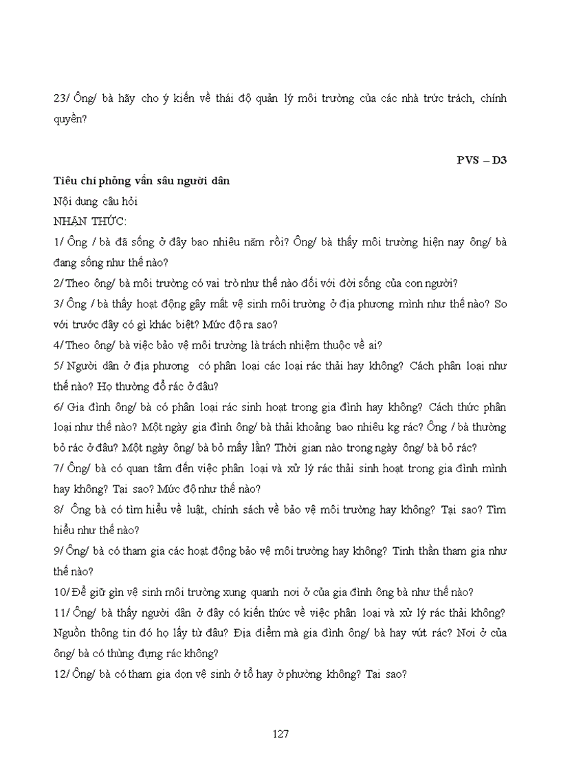 image for page Tìm hiểu về nhận thức thái độ và hành vi của người dân về ô nhiễm môi trường trong việc phân loại thu gom và xử lý rác thải sinh hoạt