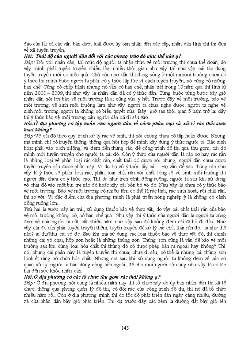 image for page Tìm hiểu về nhận thức thái độ và hành vi của người dân về ô nhiễm môi trường trong việc phân loại thu gom và xử lý rác thải sinh hoạt