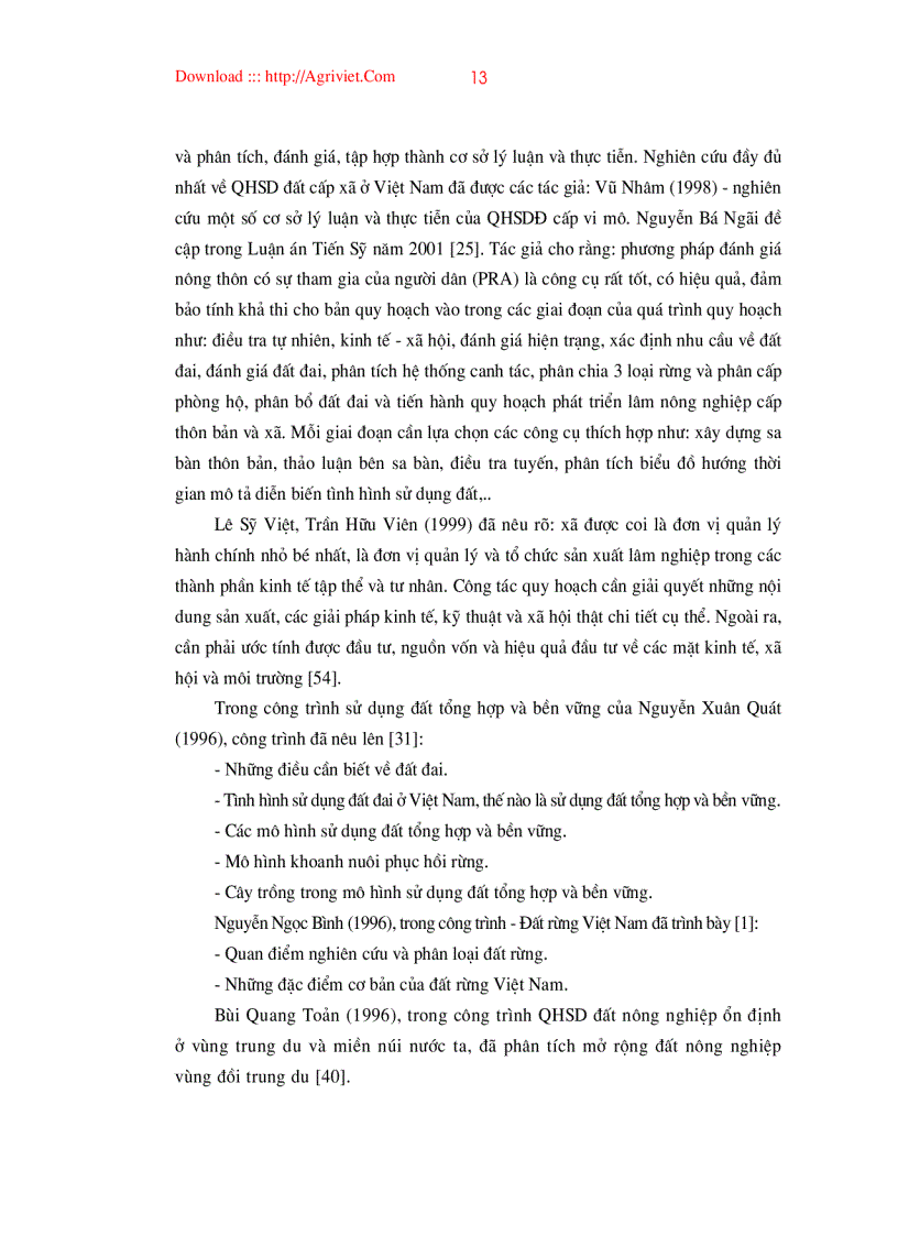 image for page Nghiên cứu cơ sở lý luận và thực tiễn cho quy hoạch sử dụng đất sản xuất lâm nông nghiệp xã Huyền Sơn huyện Lục Nam tỉnh Bắc Giang