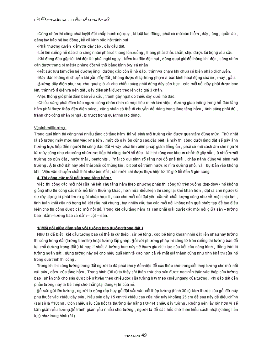 image for page Thi công tầng hầm nhà cao tầng