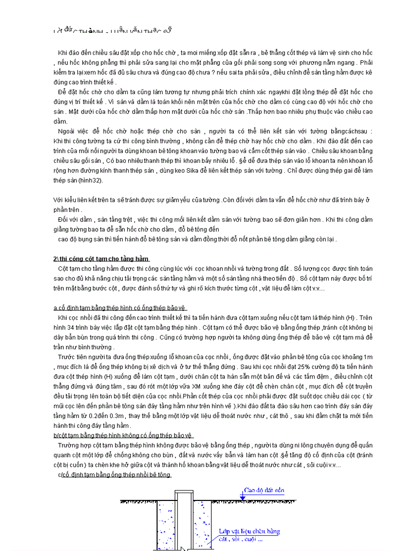 image for page Thi công tầng hầm nhà cao tầng