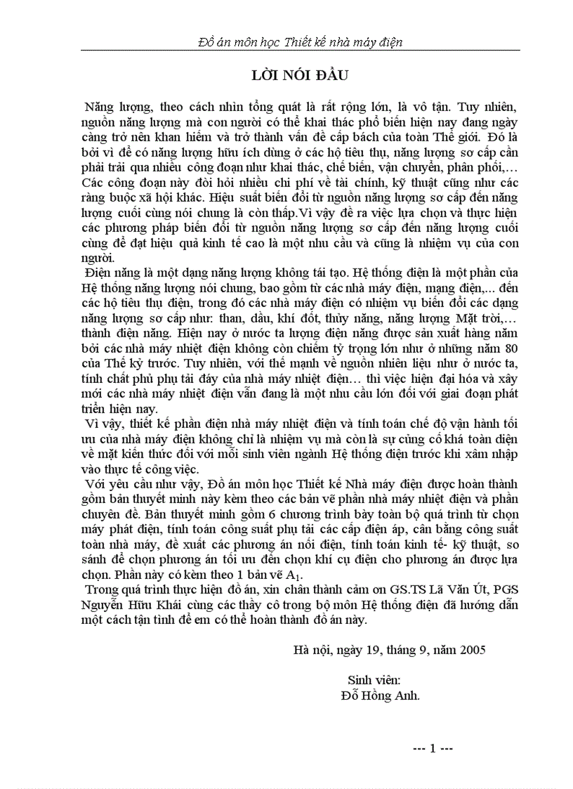 image for page Thiết kế nhà máy điện đồ án