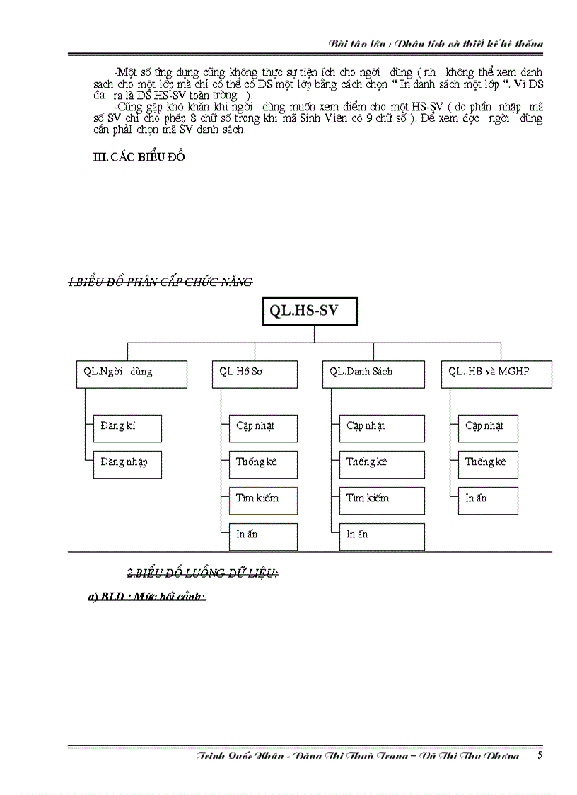 image for page Phân tích và thiết kế hệ thống trợ giúp quản ly HS SV Phần mềm quản lý HS SV
