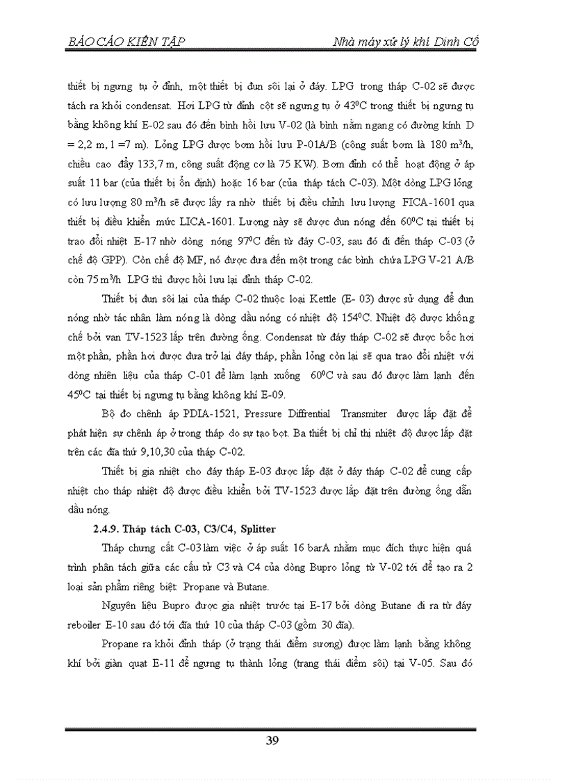 image for page Quy trình xử lý khí ở nhà máy xử lý khí Dinh Cố