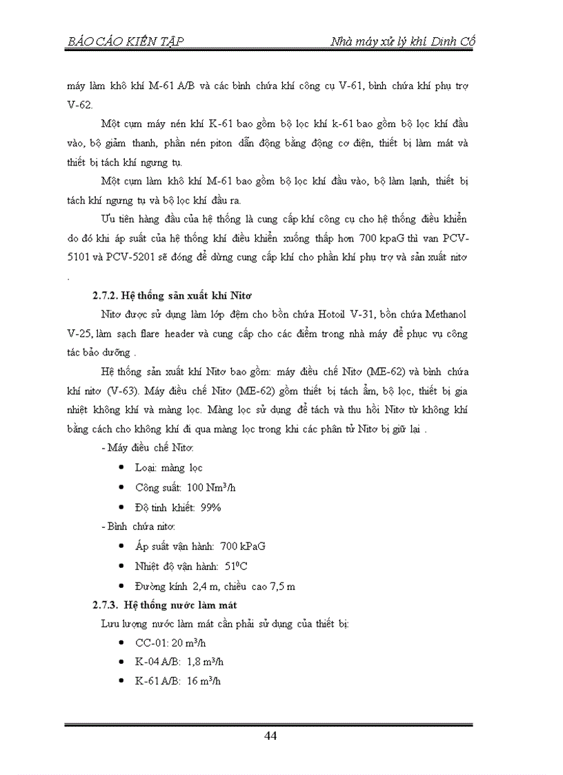 image for page Quy trình xử lý khí ở nhà máy xử lý khí Dinh Cố