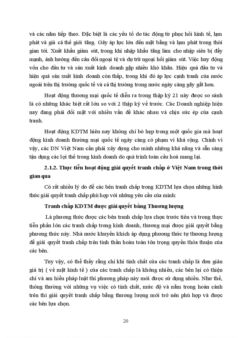image for page Các phương thức giải quyết tranh chấp kinh doanh thương mại và thực tiễn ap dụng taị Việt Nam