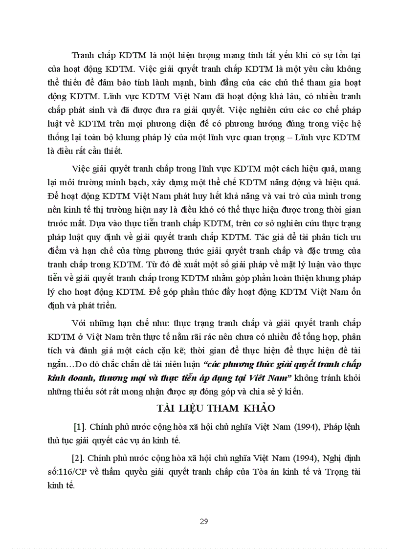 image for page Các phương thức giải quyết tranh chấp kinh doanh thương mại và thực tiễn ap dụng taị Việt Nam