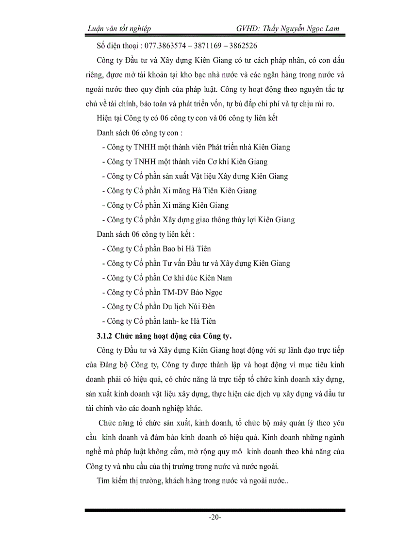 image for page Phân tích hiệu quả hoạt động kinh doanh tại Cty đầu tư xây dựng Kiên Giang