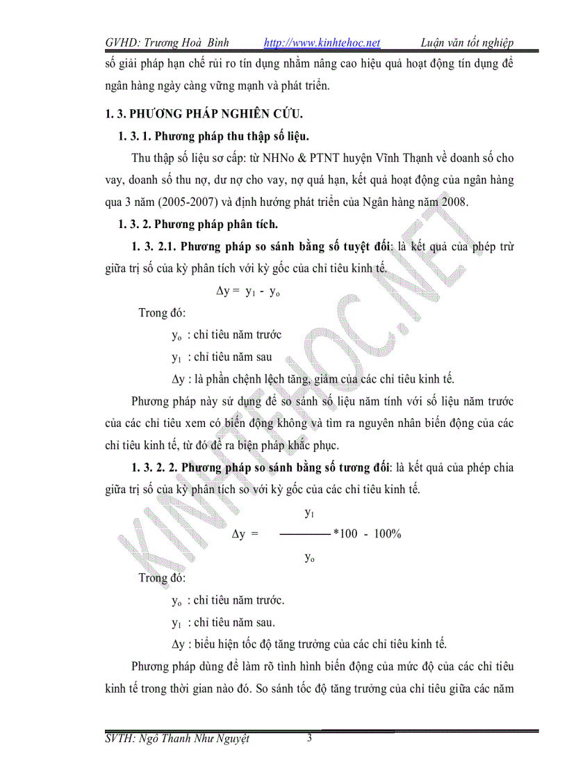 image for page Phân tích hoạt động tín dụng tại NH NN PTNT huyện Vĩnh Thạnh Cần thơ