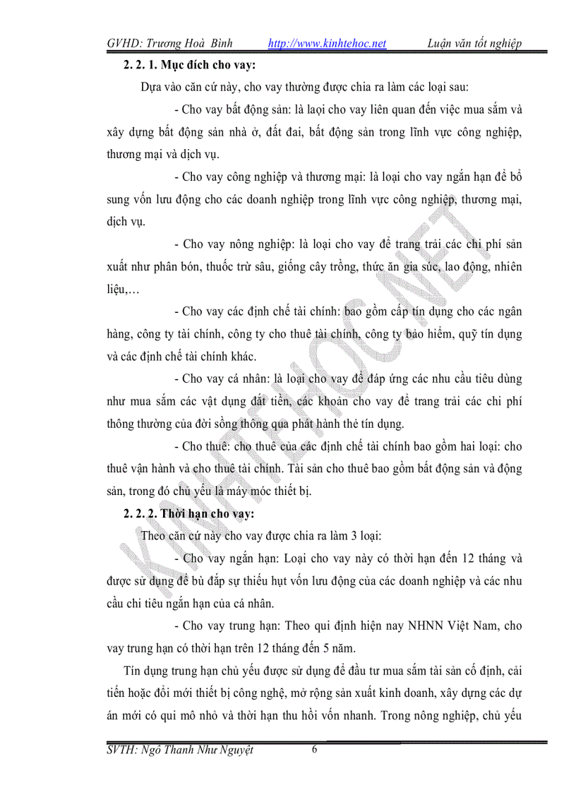 image for page Phân tích hoạt động tín dụng tại NH NN PTNT huyện Vĩnh Thạnh Cần thơ