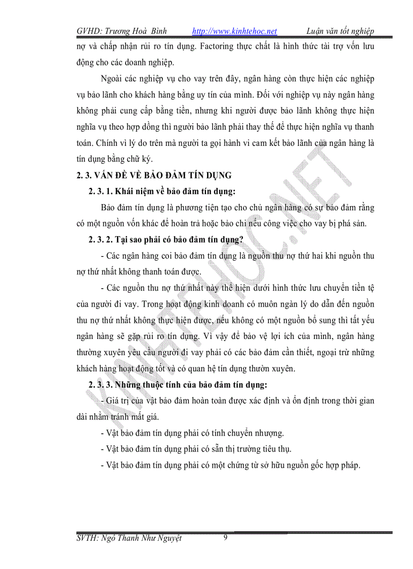 image for page Phân tích hoạt động tín dụng tại NH NN PTNT huyện Vĩnh Thạnh Cần thơ