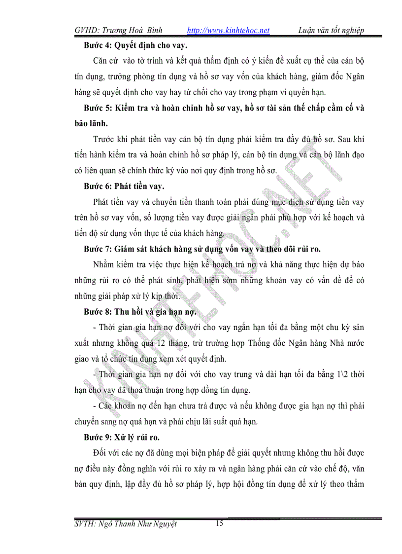 image for page Phân tích hoạt động tín dụng tại NH NN PTNT huyện Vĩnh Thạnh Cần thơ