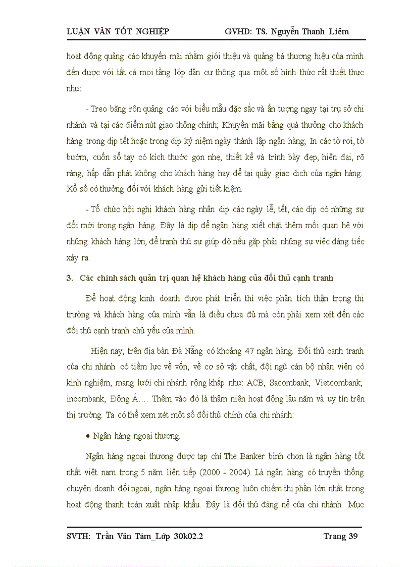 image for page Quản trị quan hệ khách hàng tại Ngân hàng TMCP Kỹ thương Chi nhánh Đà Nẵng