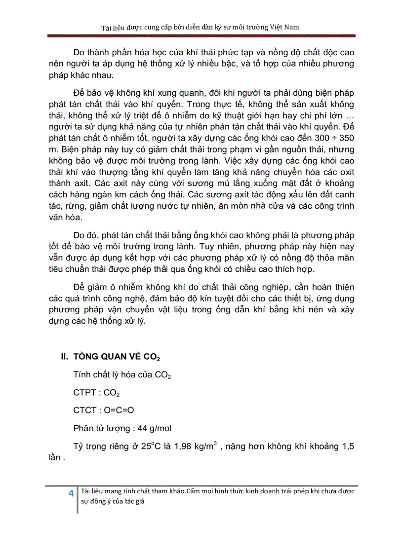image for page Tính toán thiết kế hệ thống xử lý khí thả co2 bằng ETANOLAMIN
