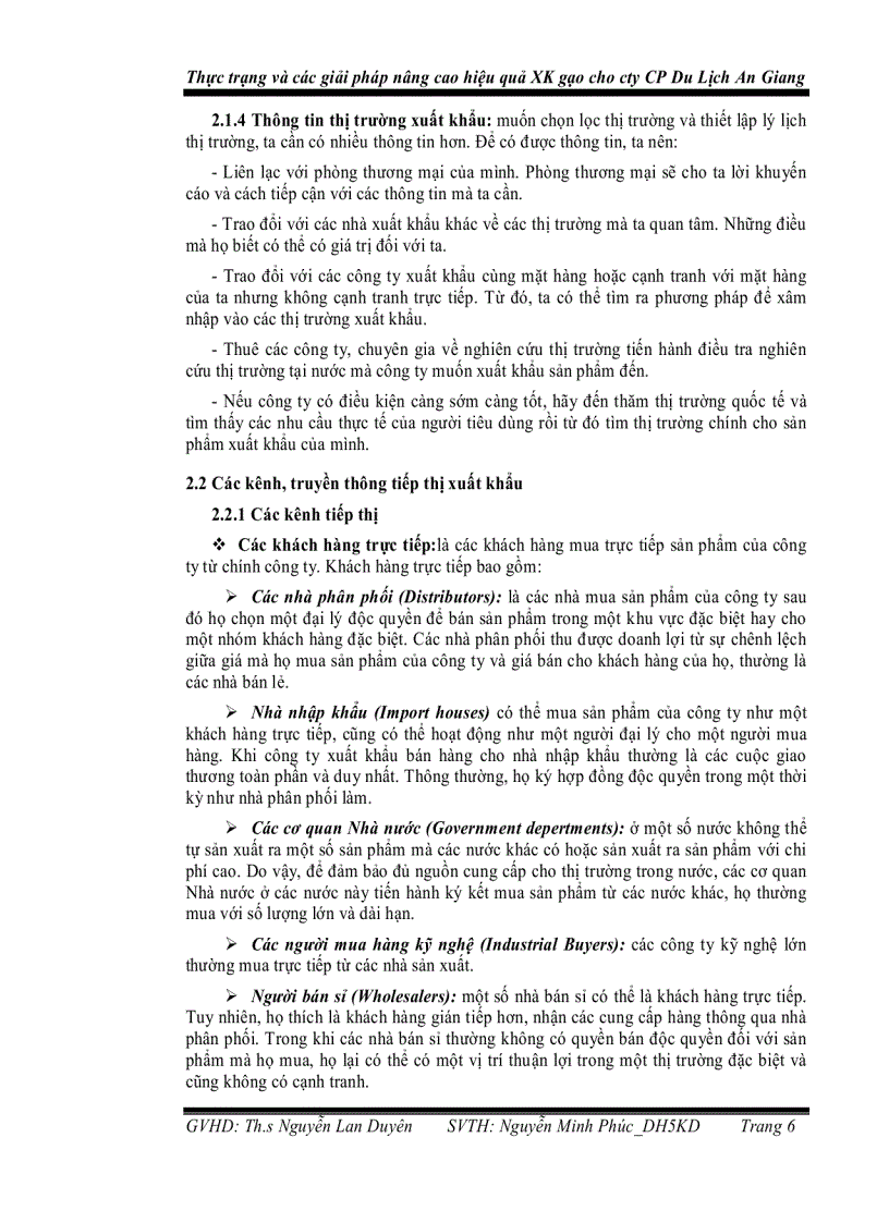 image for page Thực trạng và các giải pháp nâng cao hiệu quả xuất khẩu gạo