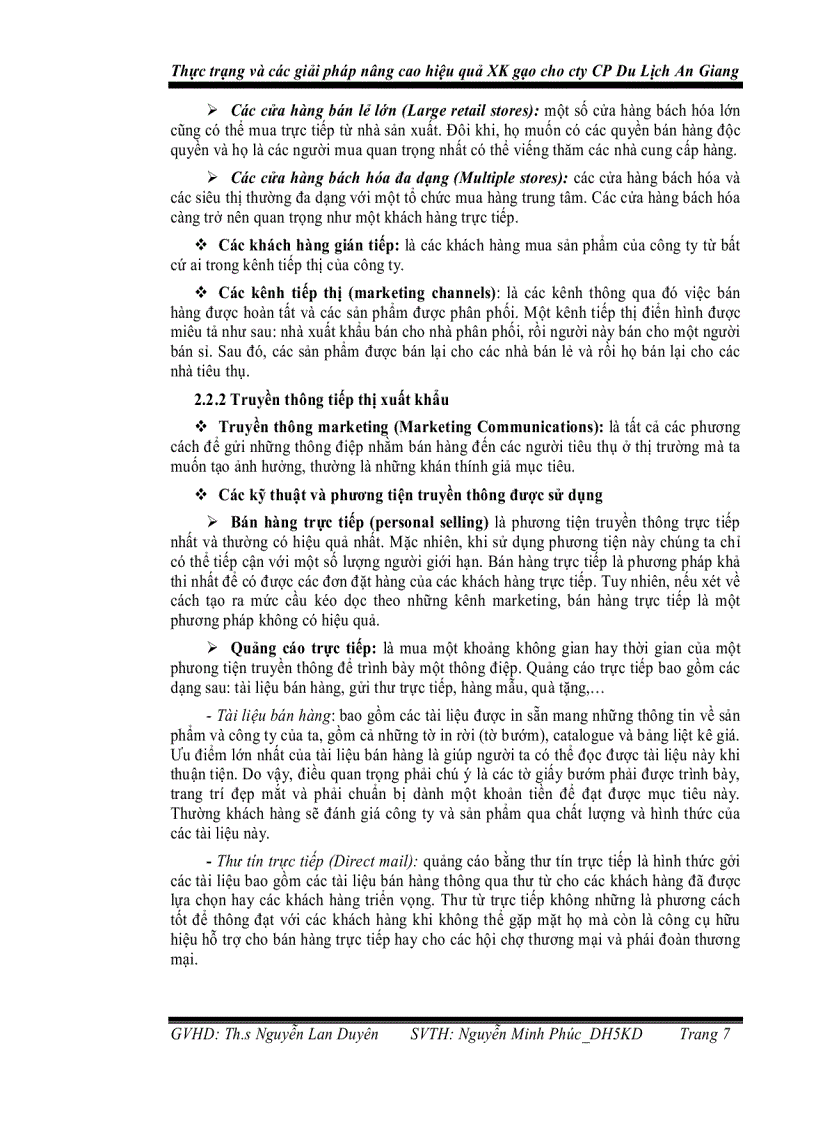 image for page Thực trạng và các giải pháp nâng cao hiệu quả xuất khẩu gạo