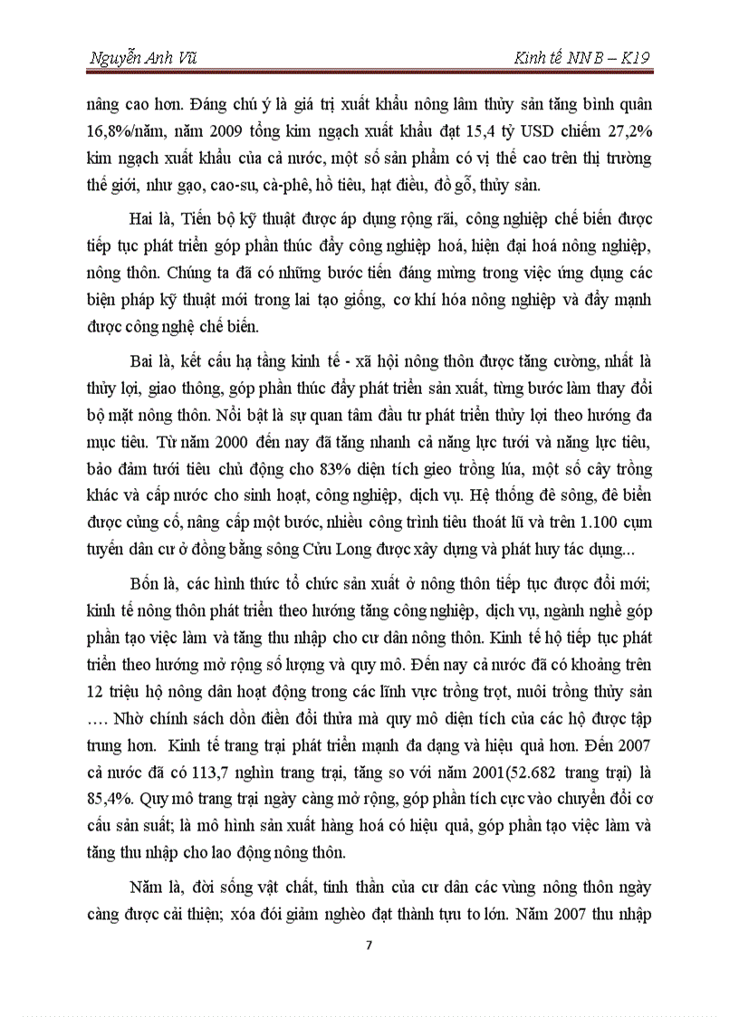 image for page Thực trạng và giải pháp phát triển nền nông nghiệp bền vững của Việt Nam