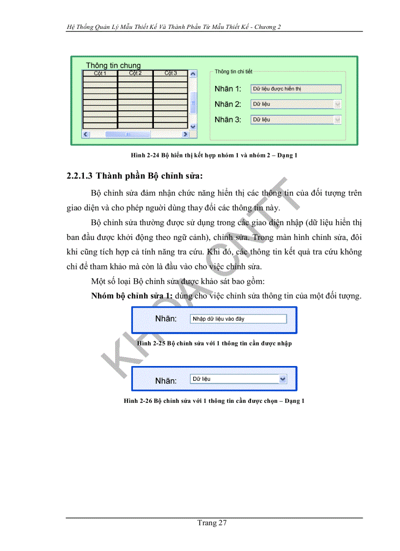image for page Hệ thống quản lý mẫu thiết kế và thành phần từ mẫu thiết kế phục vụ cho việc xây dựng hệ thống thông tin