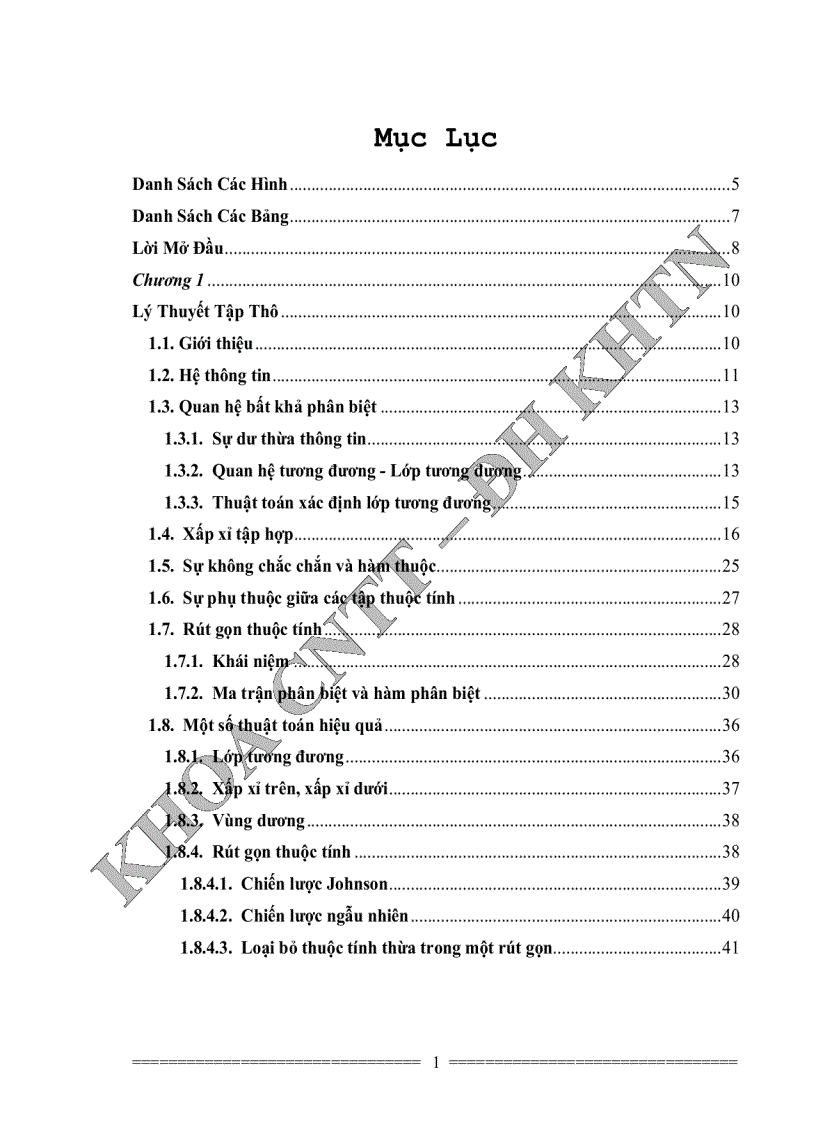 image for page Khảo sát ứng dụng của tập thô trong lựa chọn và rút gọn đặc trưng cho bài toán nhận dạng