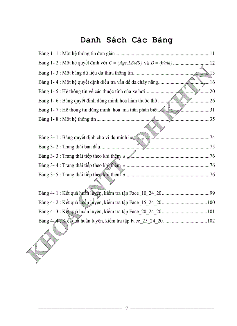 image for page Khảo sát ứng dụng của tập thô trong lựa chọn và rút gọn đặc trưng cho bài toán nhận dạng
