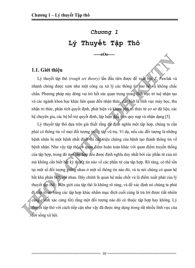 image for page Khảo sát ứng dụng của tập thô trong lựa chọn và rút gọn đặc trưng cho bài toán nhận dạng