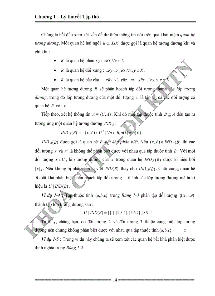 image for page Khảo sát ứng dụng của tập thô trong lựa chọn và rút gọn đặc trưng cho bài toán nhận dạng