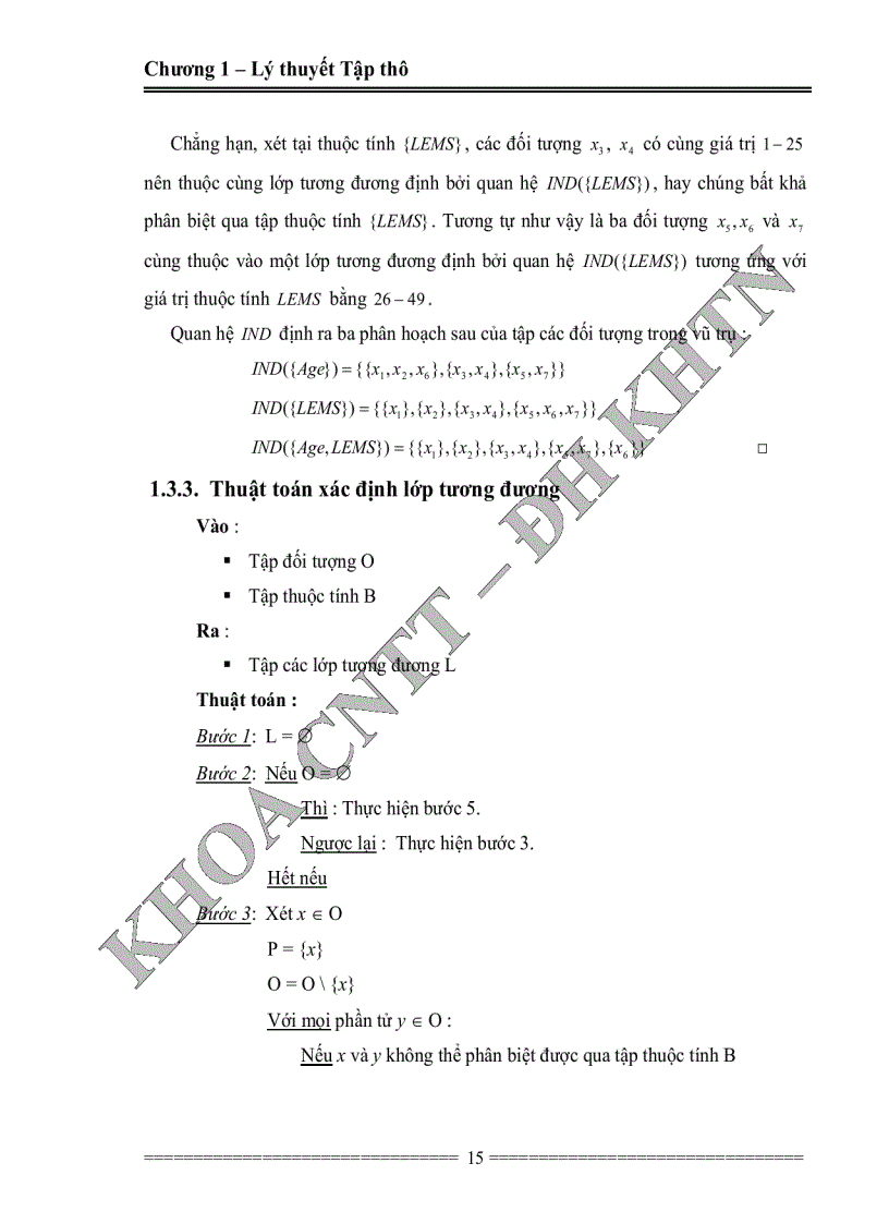 image for page Khảo sát ứng dụng của tập thô trong lựa chọn và rút gọn đặc trưng cho bài toán nhận dạng