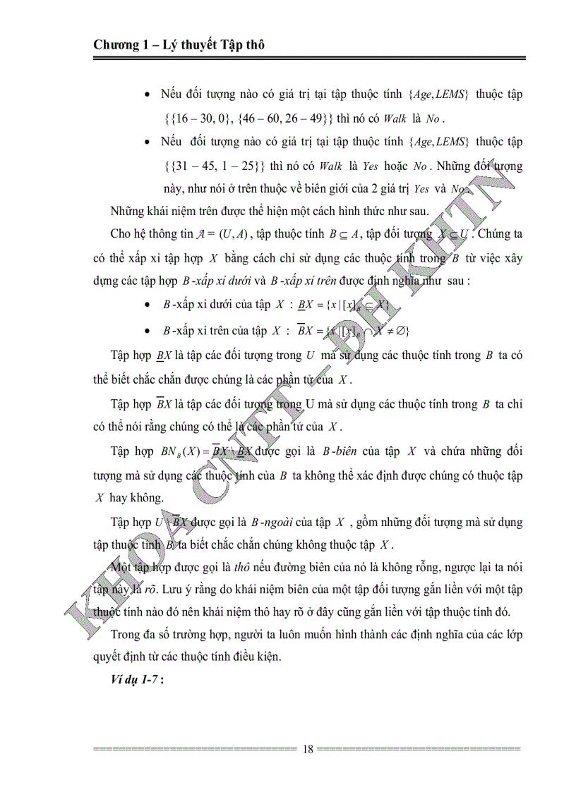 image for page Khảo sát ứng dụng của tập thô trong lựa chọn và rút gọn đặc trưng cho bài toán nhận dạng