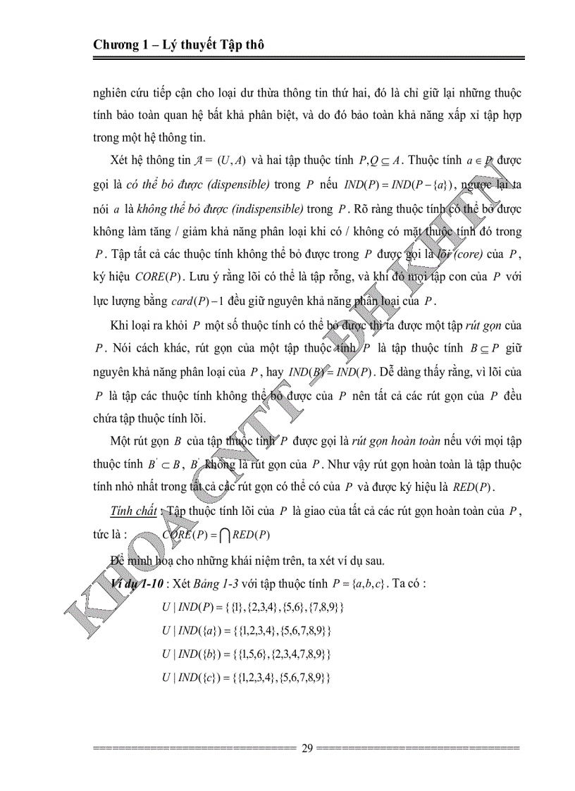 image for page Khảo sát ứng dụng của tập thô trong lựa chọn và rút gọn đặc trưng cho bài toán nhận dạng