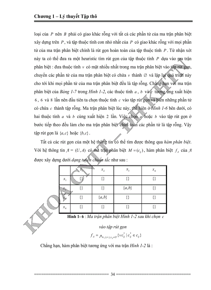 image for page Khảo sát ứng dụng của tập thô trong lựa chọn và rút gọn đặc trưng cho bài toán nhận dạng
