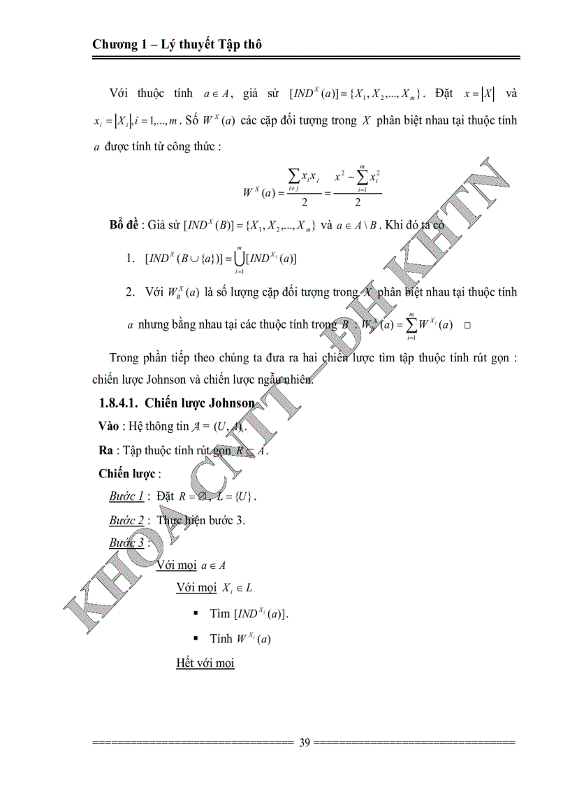 image for page Khảo sát ứng dụng của tập thô trong lựa chọn và rút gọn đặc trưng cho bài toán nhận dạng