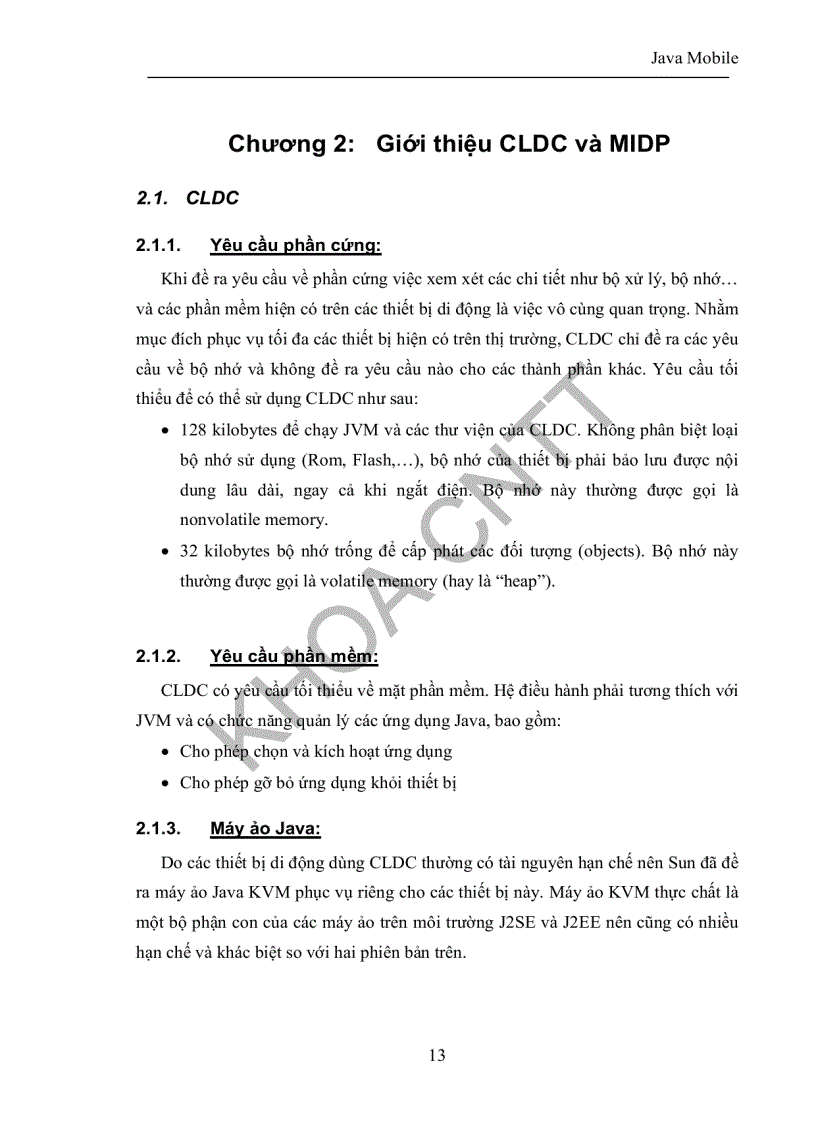 image for page Nghiên cứu java mobile và xây dựng ứng dụng minh họa