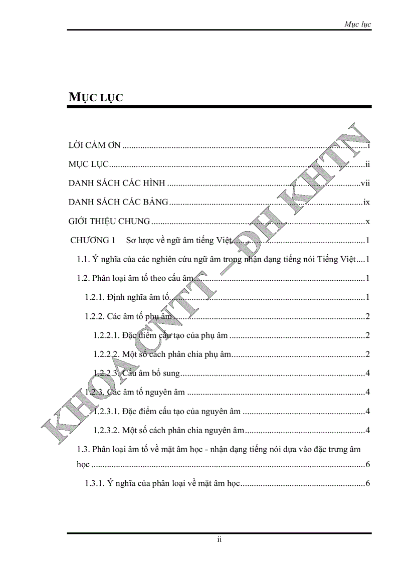 image for page Nhận dạng tiếng nói tiếng việt theo hướng tiếp cận nhận dạng âm vị tự động