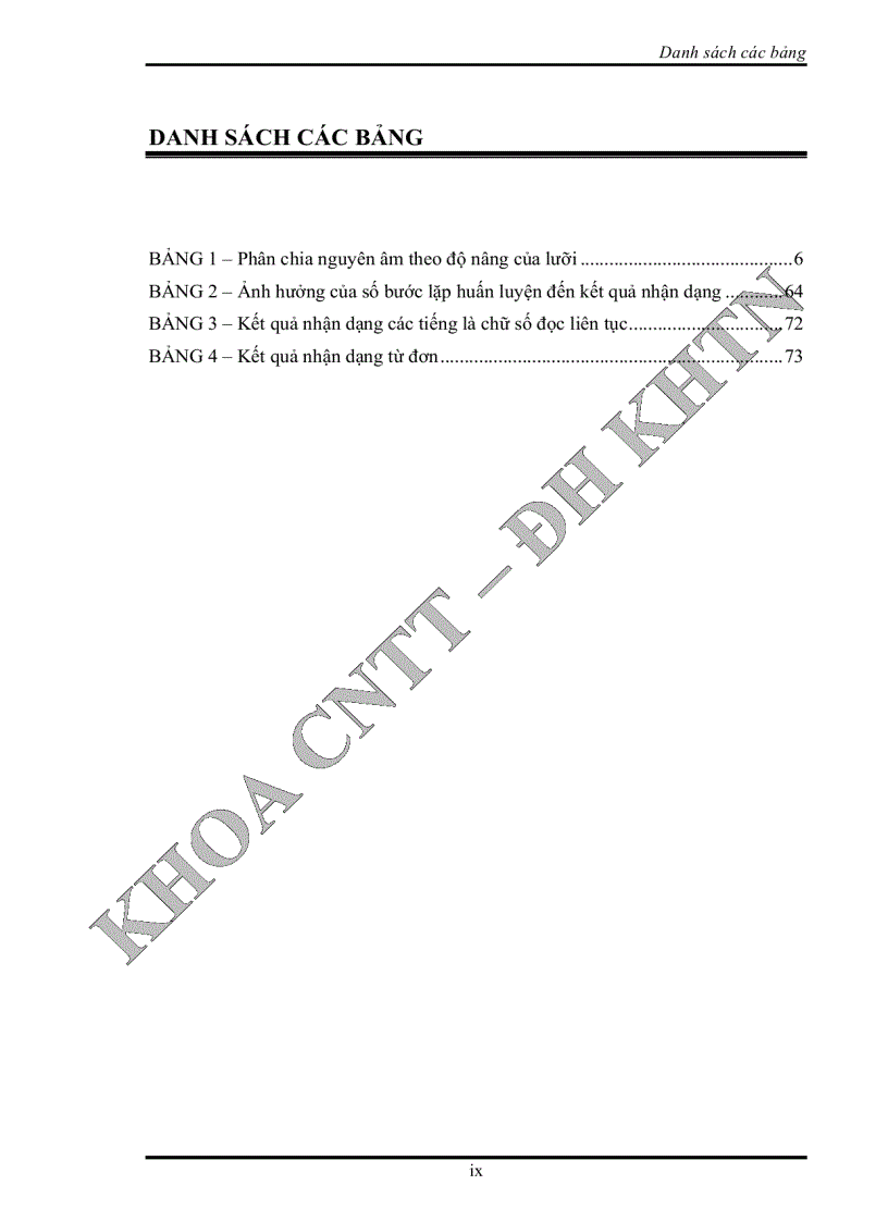 image for page Nhận dạng tiếng nói tiếng việt theo hướng tiếp cận nhận dạng âm vị tự động