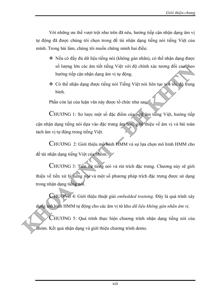 image for page Nhận dạng tiếng nói tiếng việt theo hướng tiếp cận nhận dạng âm vị tự động