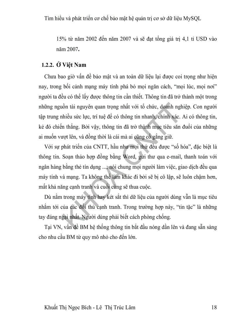 image for page Tìm hiểu và phát triển cơ chế bảo mật trên mã nguồn mở của mysql