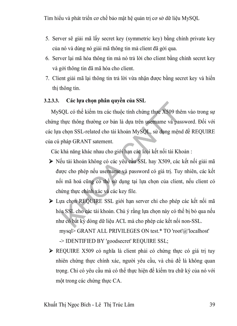 image for page Tìm hiểu và phát triển cơ chế bảo mật trên mã nguồn mở của mysql