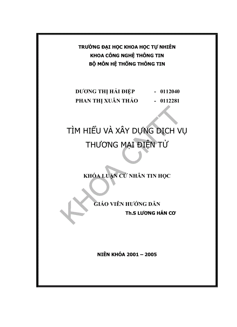 image for page Tìm hiểu và xây dựng dịch vụ thương mại điện tử