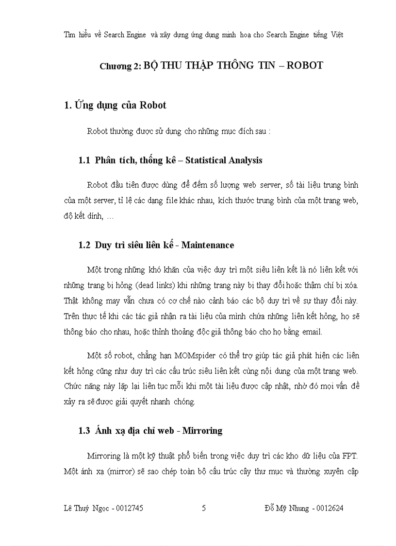 image for page Tìm hiểu về search engine và xây dựng ứng dụng minh họa cho search engine tiếng việt