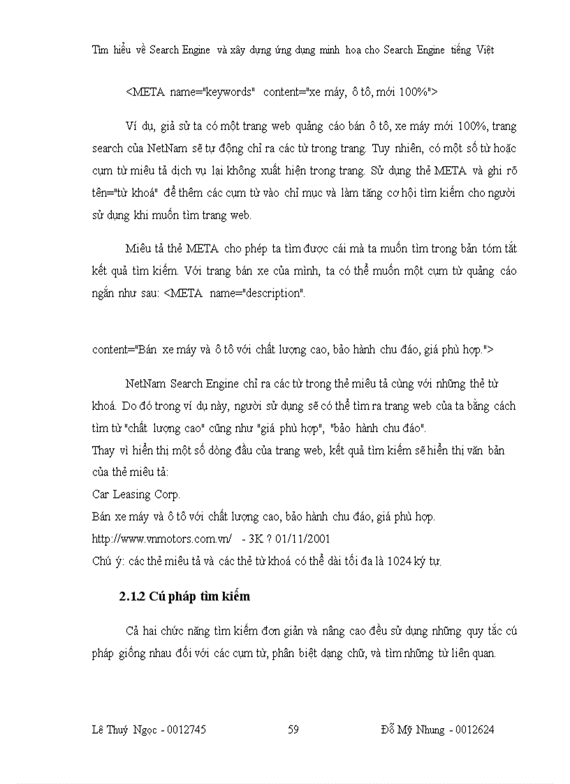 image for page Tìm hiểu về search engine và xây dựng ứng dụng minh họa cho search engine tiếng việt