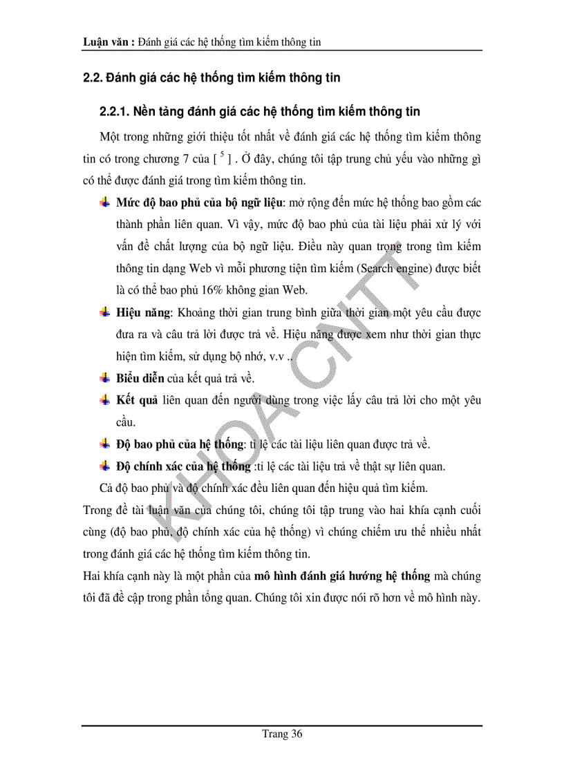 image for page Xây dựng bộ ngữ liệu để đánh giá bằng tiếng việt và chương trình trợ giúp đánh giá các hệ tìm kiếm thông tin