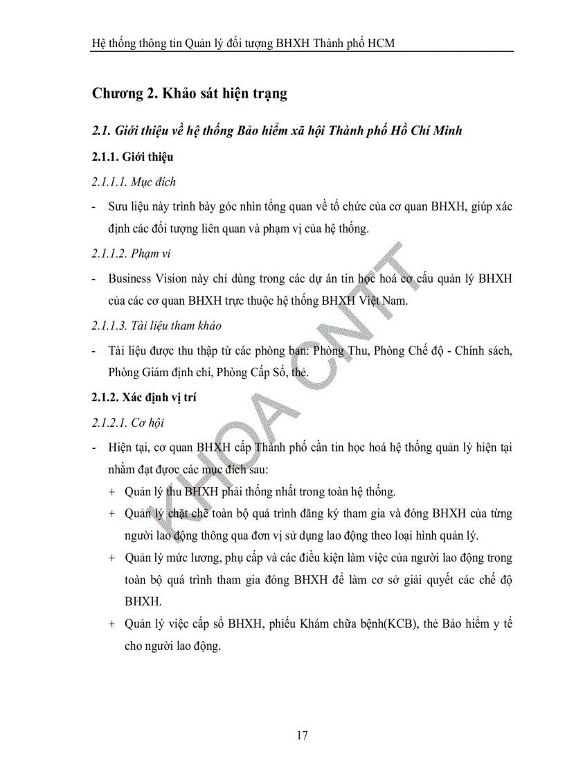 image for page Xây dựng hệ thống thông tin quản lý đối tượng cho bảo hiểm xã hội thành phố hồ chí minh