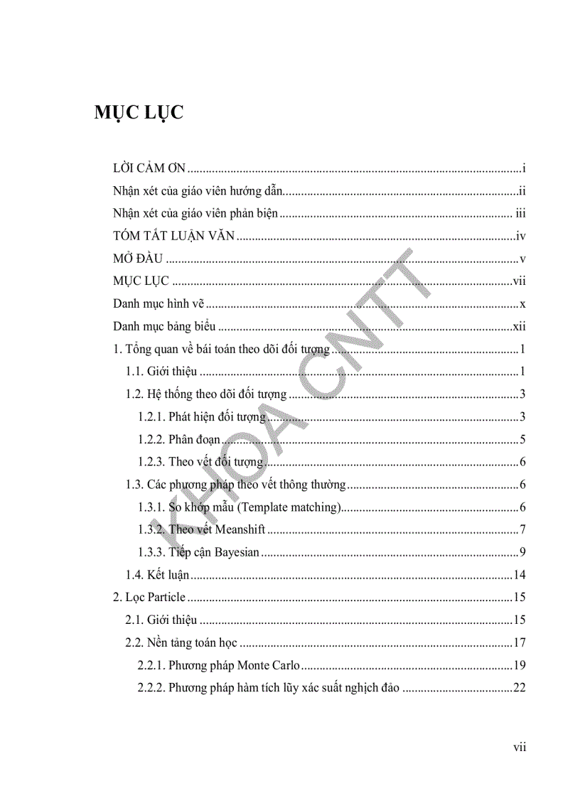 image for page Ứng dụng lọc particle trong bài toán theo vết đối tượng