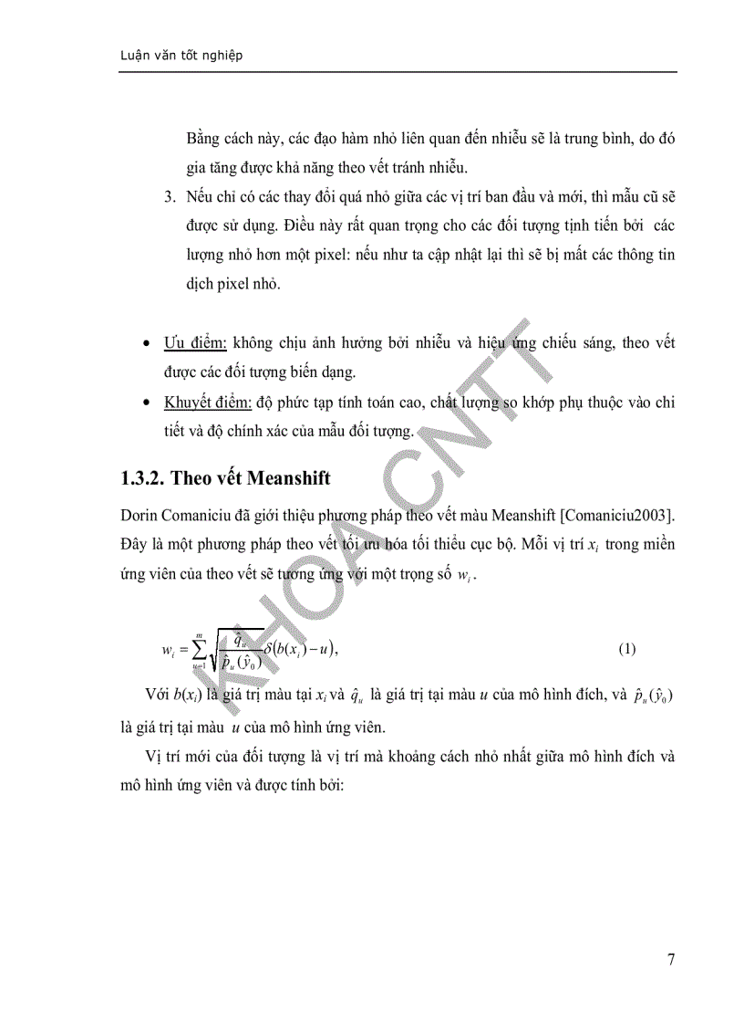 image for page Ứng dụng lọc particle trong bài toán theo vết đối tượng