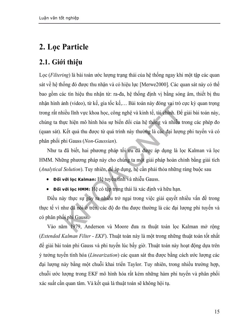 image for page Ứng dụng lọc particle trong bài toán theo vết đối tượng
